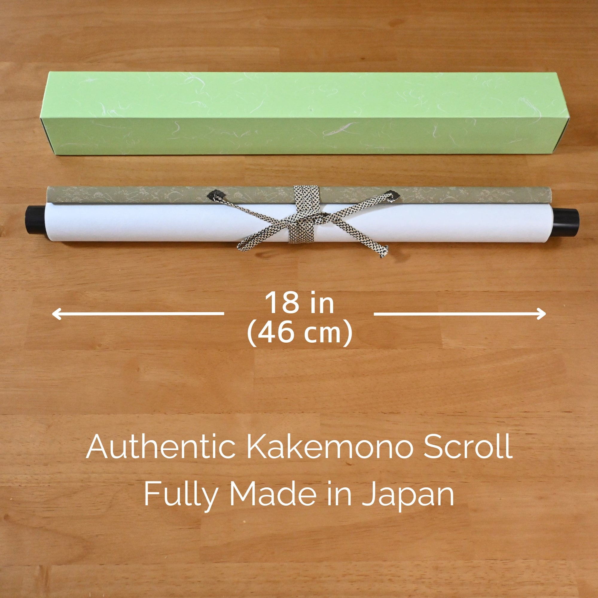 Japanischer Ichiban Tiger Kakemono Wandbehang – Laufender Tiger im Bambus